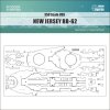 Wood Hunter W35095  USS NEW JERSEY BB-62 1/350
